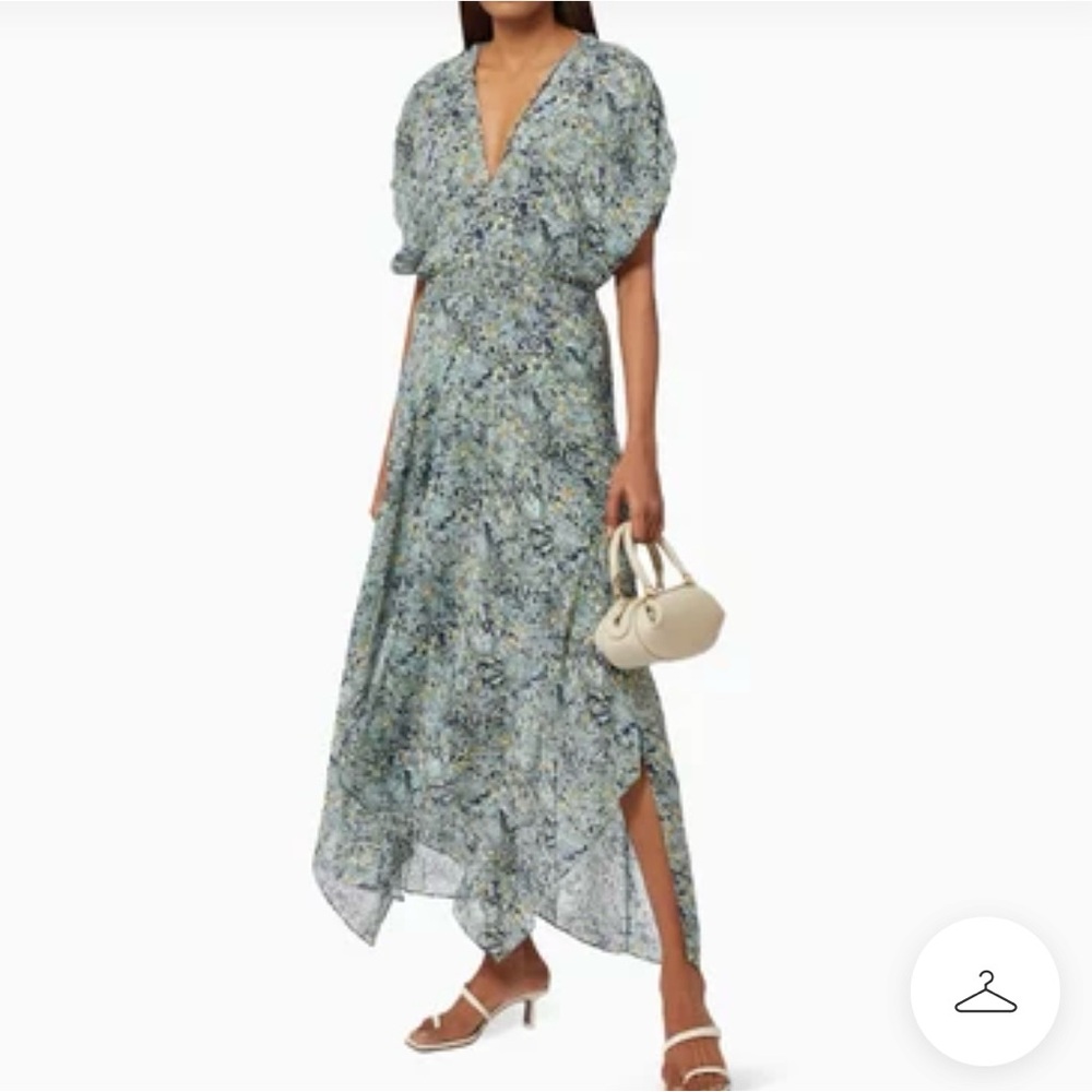Maje Rachelli Floral maxi dress size 34
